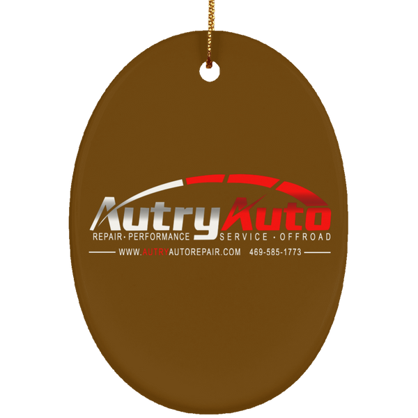 Autry Auto Ornament - Oval