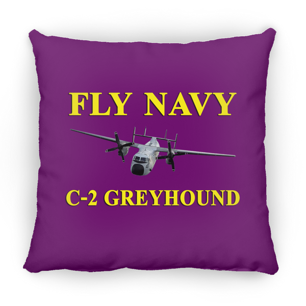 Fly Navy C-2 3 Pillow - Square - 14x14