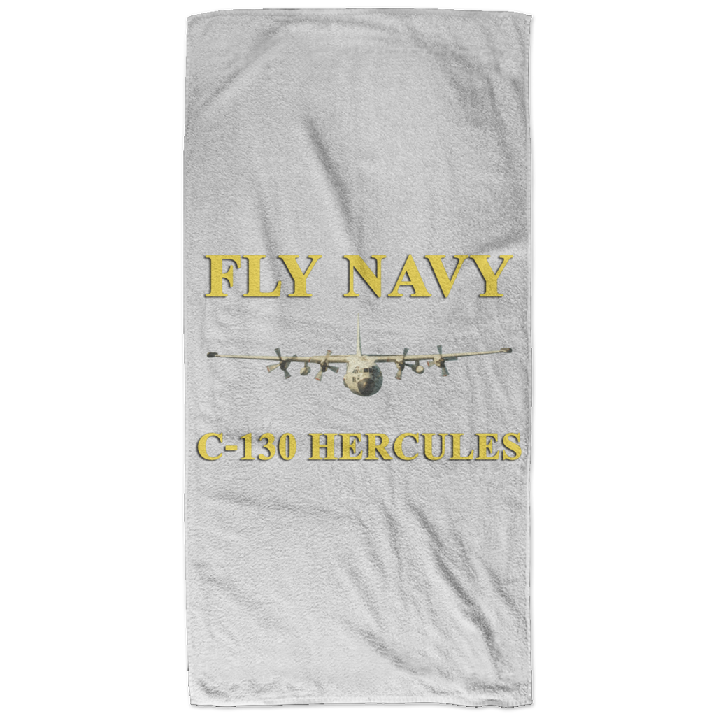 Fly Navy C-130 3 Bath Towel - 32x64