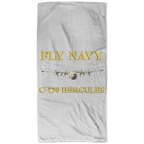 Fly Navy C-130 3 Bath Towel - 32x64