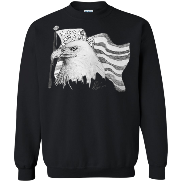 Eagle 101 Printed Crewneck Pullover Sweatshirt