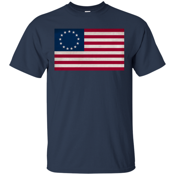 Betsy Ross Flag Custom Ultra Cotton T-Shirt