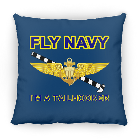 Fly Navy Tailhooker 1 Pillow - Square - 14x14