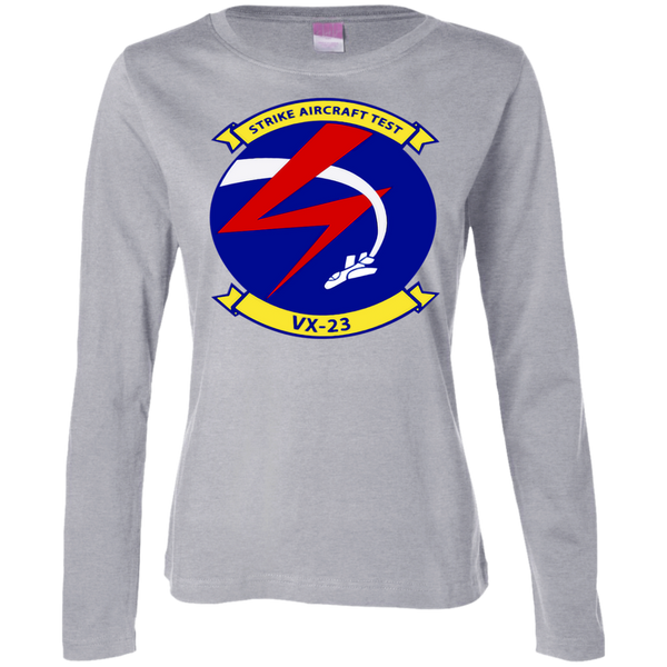 VX 23 Ladies Long Sleeve Cotton TShirt