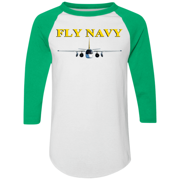 Fly Navy S-3 4 Colorblock Raglan Jersey