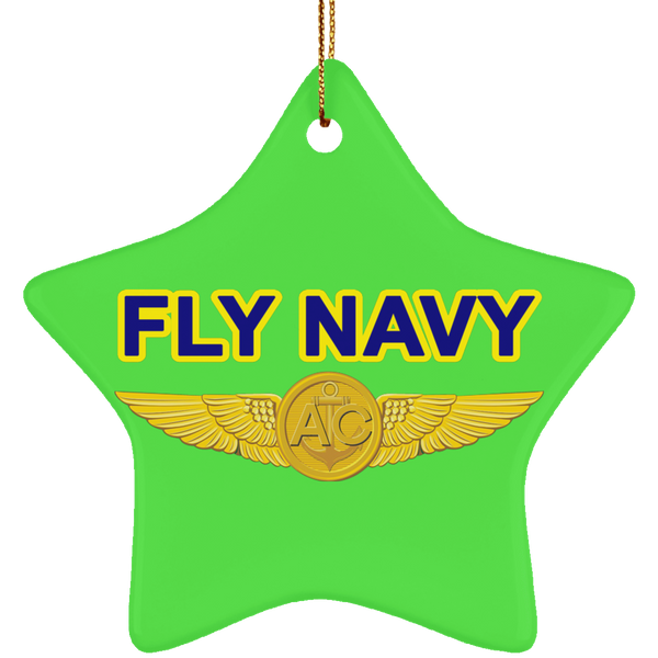 Fly Navy Aircrew Ornament - Star