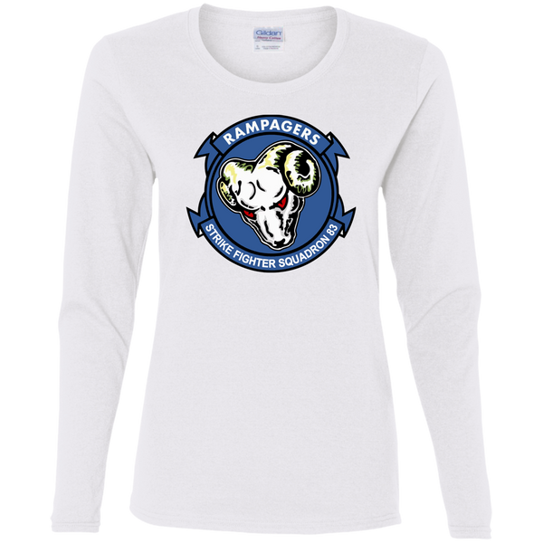 VFA 83 2 Ladies' Cotton LS T-Shirt