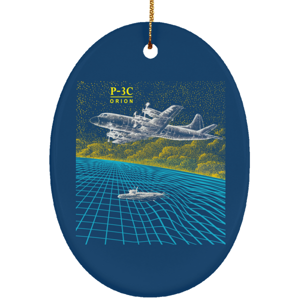 P-3C 1 Ornament - Oval