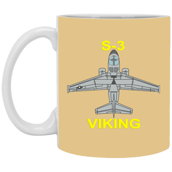 S-3 Viking 11 White Mug - 11oz