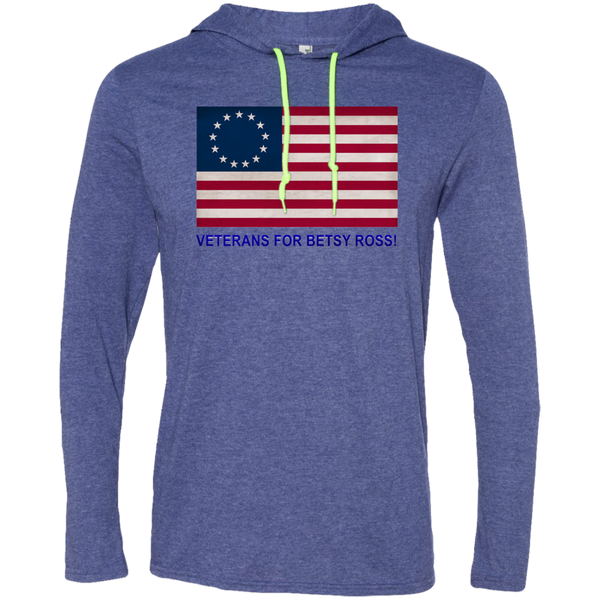 Betsy Ross Vets 1 LS T-Shirt Hoodie