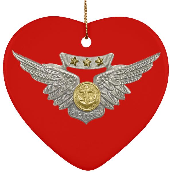 Combat Air 1 Ornament - Heart