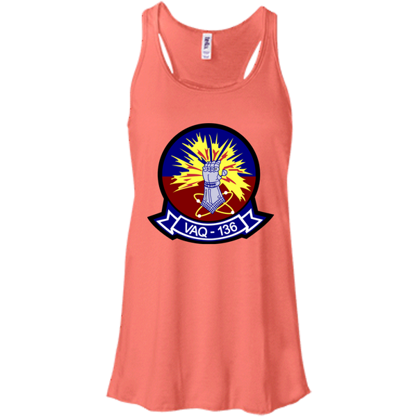 VAQ 136 3 Flowy Racerback Tank