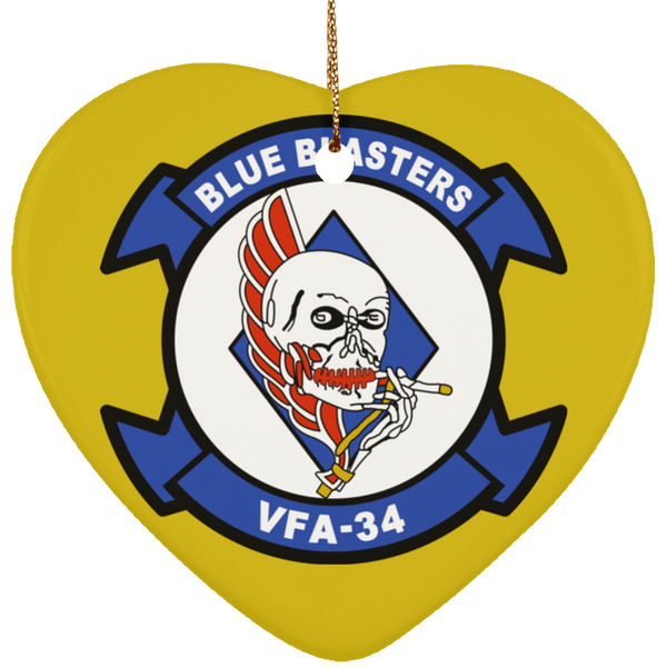 VFA 34 2 Ornament Ceramic - Heart