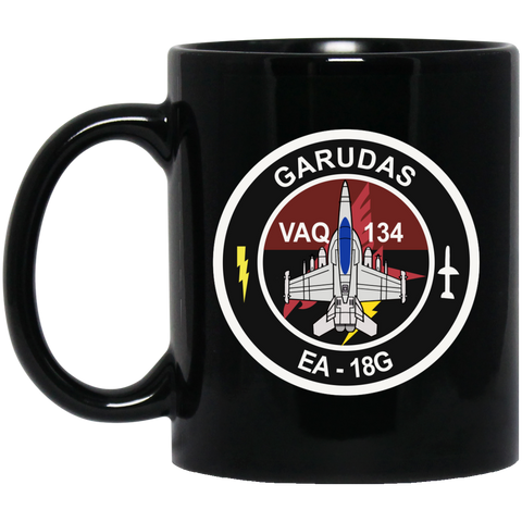 VAQ 134 4 Black Mug - 11oz