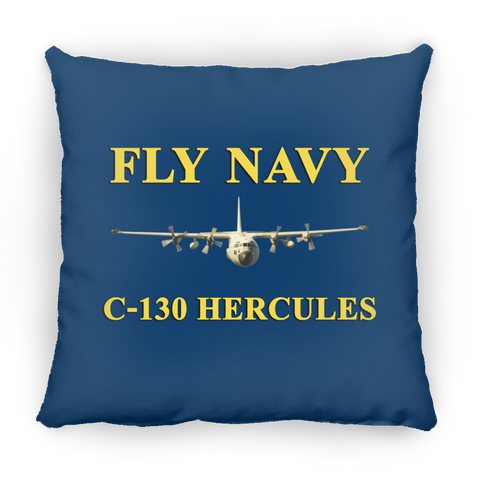 Fly Navy C-130 3 Pillow - Square - 14x14