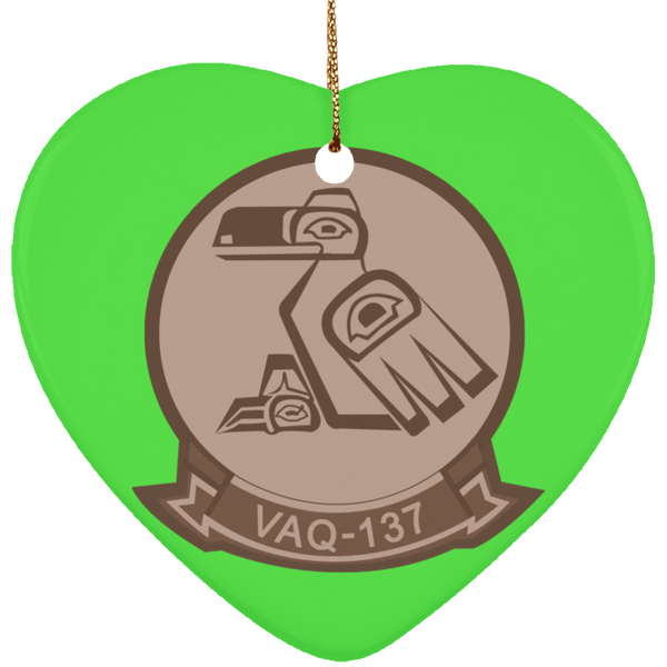 VAQ 137 2 Ornament Ceramic - Heart