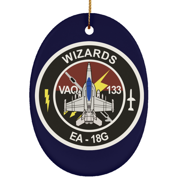 VAQ 133 6 Ornament Ceramic - Oval