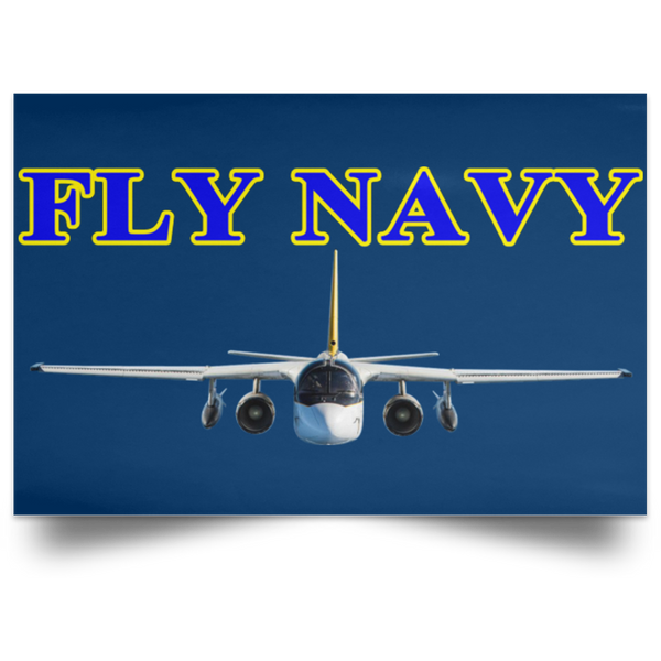 Fly Navy S-3 2 Poster – Landscape