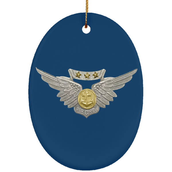 Combat Air 1 Ornament - Oval