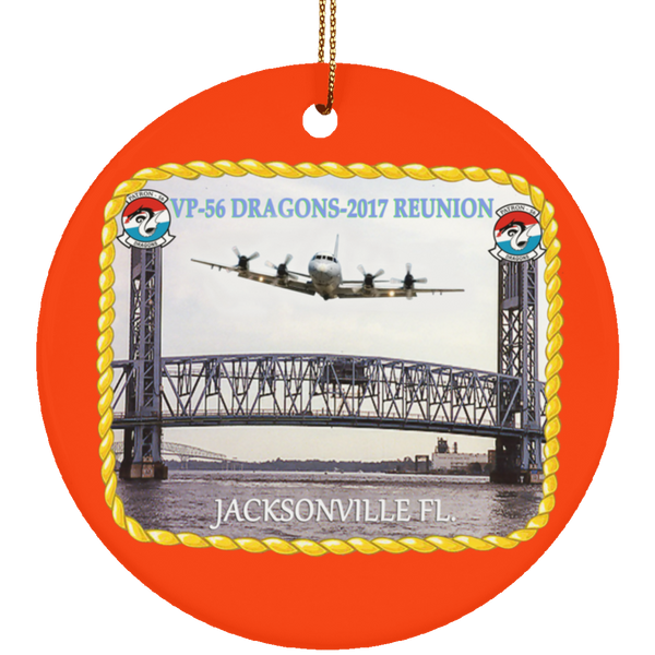 VP-56 2017 Reunion 1 Ornament Ceramic - Circle