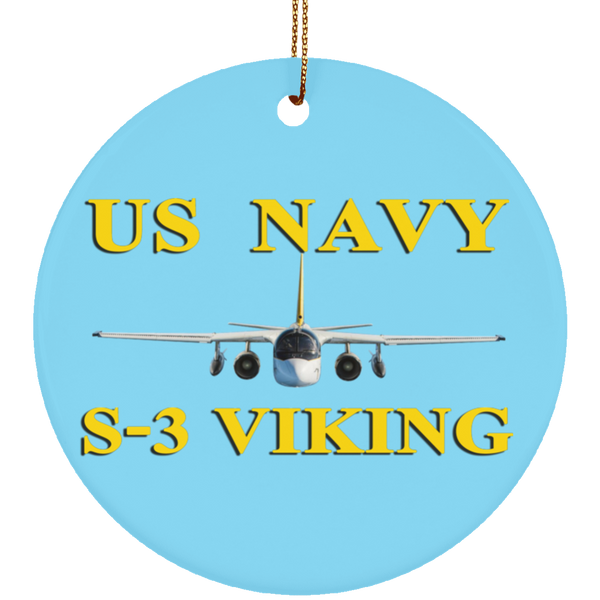 US Navy S-3 3 Ornament – Circle