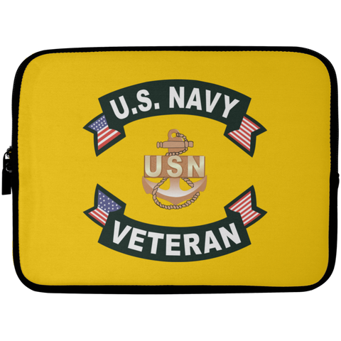 Navy Veteran Laptop Sleeve - 10 inch
