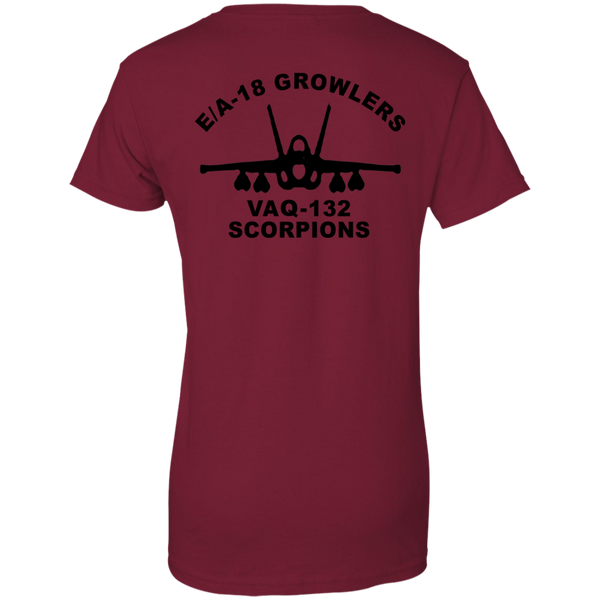 VAQ 132 2b Ladies Custom Cotton T-Shirt