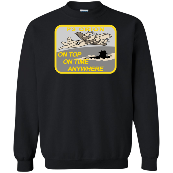 P-3 On Top Crewneck Pullover Sweatshirt