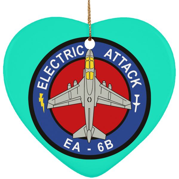 EA-6B 1 Ornament - Heart