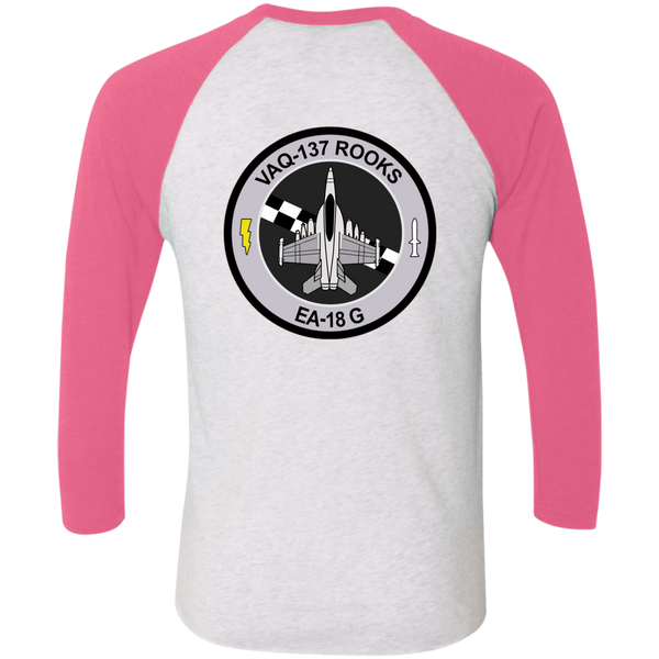 VAQ 137 5c Baseball Raglan T-Shirt