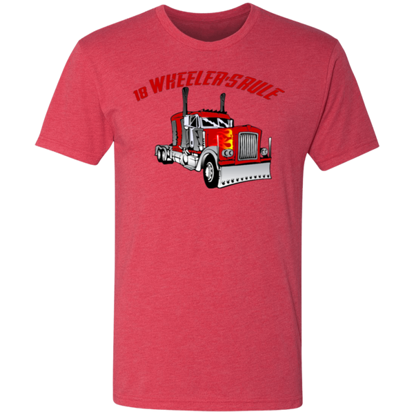 Trucker 18 Wheeler 1 Triblend T-Shirt