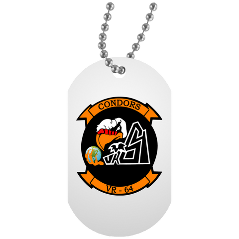 VR 64 White Dog Tag