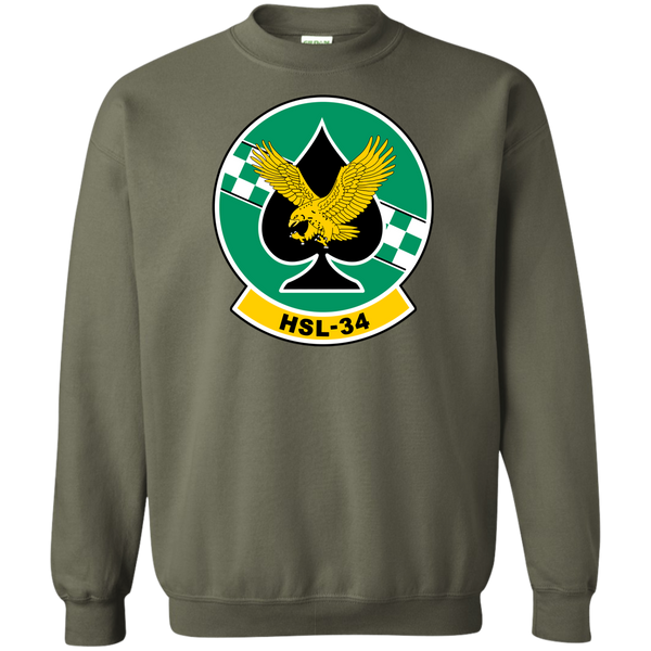 HSL 34 2 Crewneck Pullover Sweatshirt