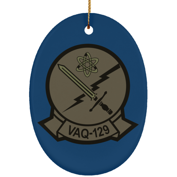 VAQ 129 4 Ornament - Oval