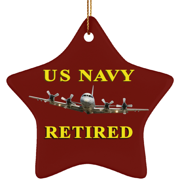 Navy Retired 1 Ornament – Star