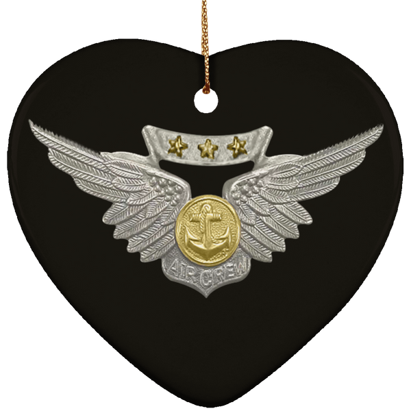 Combat Air 1 Ornament - Heart