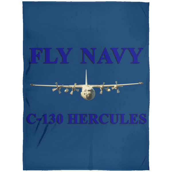 Fly Navy C-130 1 Blanket - Arctic Fleece Blanket 60x80