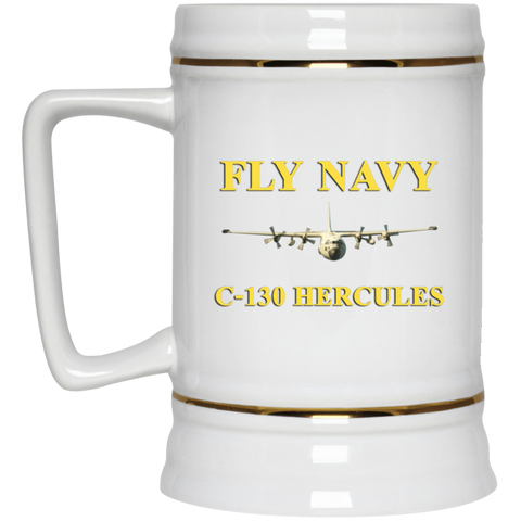Fly Navy C-130 3 Beer Stein - 22oz