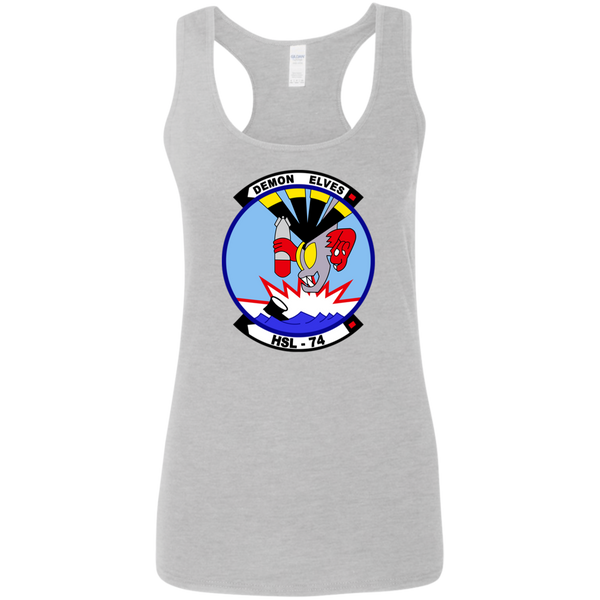 HSL 74 1 Ladies' Softstyle Racerback Tank