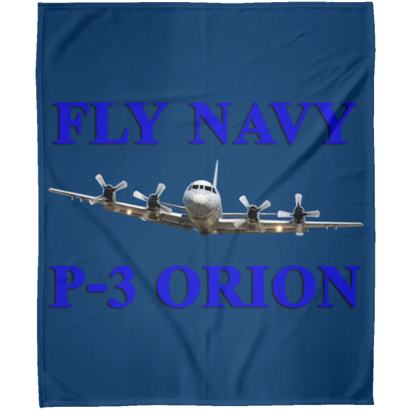 Fly Navy P-3 1 Blanket - Arctic Fleece Blanket 50x60