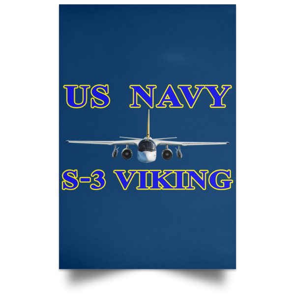 US Navy S-3 1 Poster - Portrait