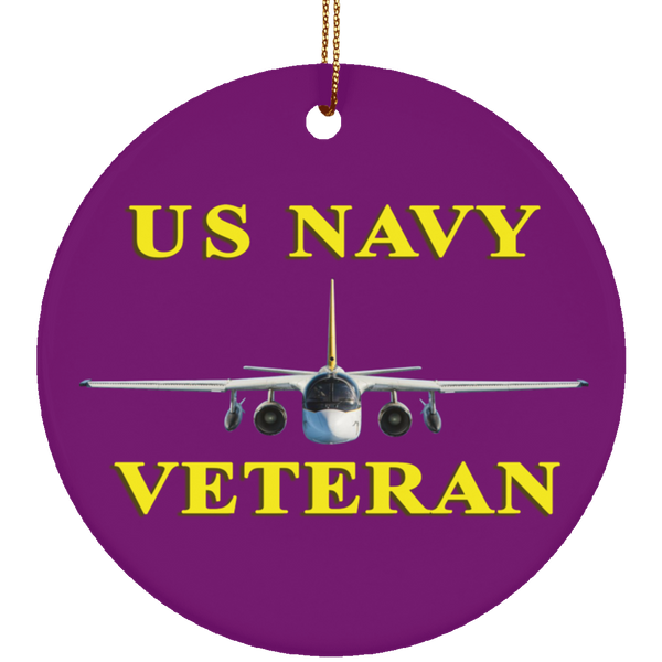 Navy Vet 3 Ornament - Circle