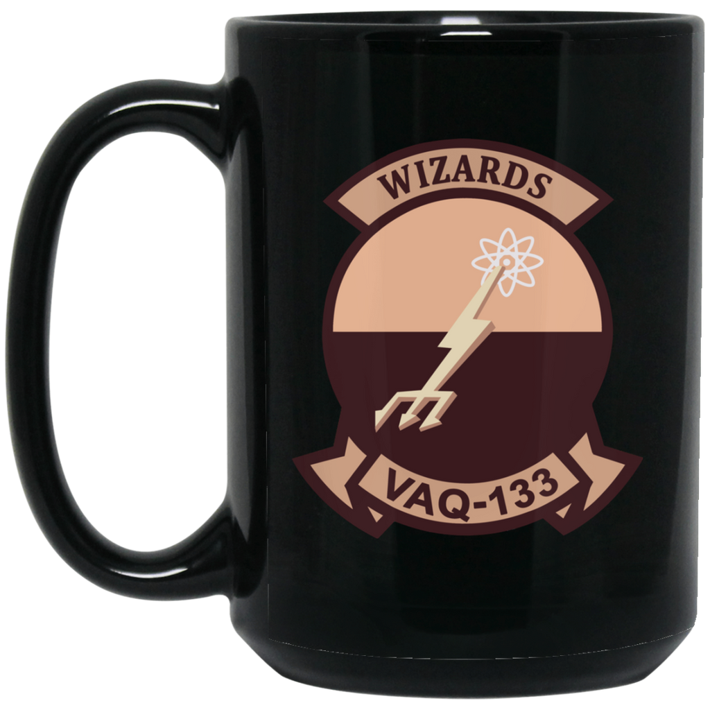 VAQ 133 2 Black Mug - 15oz