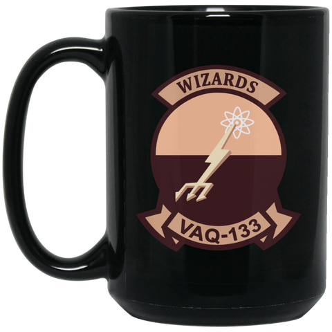 VAQ 133 2 Black Mug - 15oz