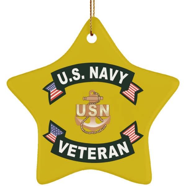 Navy Veteran 1 Ornament - Star