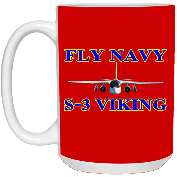 Fly Navy S-3 1 Mug - 15oz