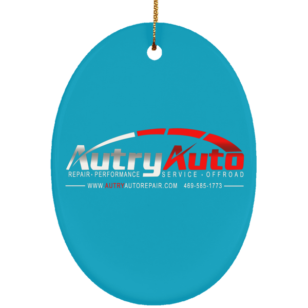 Autry Auto Ornament - Oval