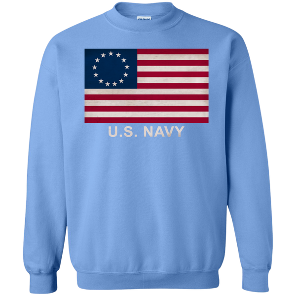 Betsy Ross USN 2 Crewneck Pullover Sweatshirt