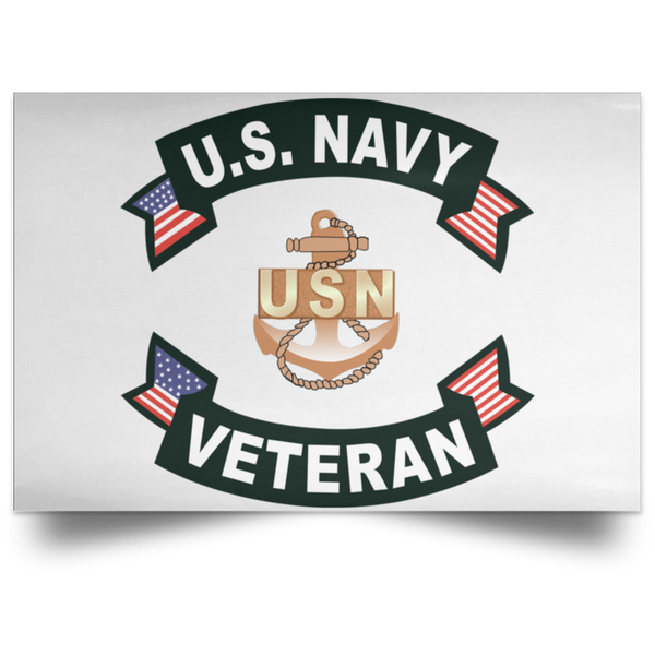 Navy Veteran Poster - Landscape