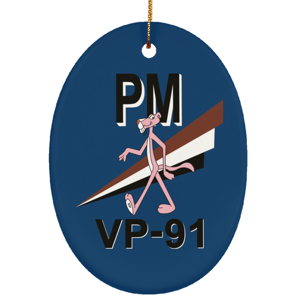 VP 91 3 Ornament Ceramic - Oval